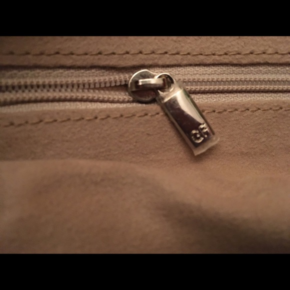 Vintage couture leather purse, rare orange - Picture 9 of 10